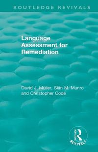Cover image for Language Assessment for Remediation (1981)