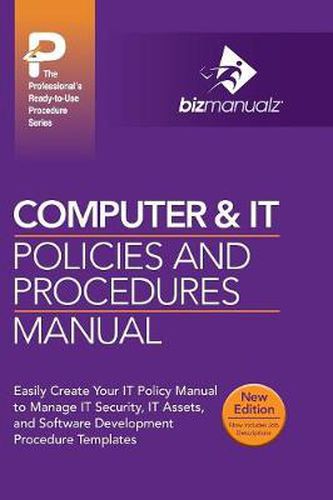 Cover image for Computer & IT Policies and Procedures Manual