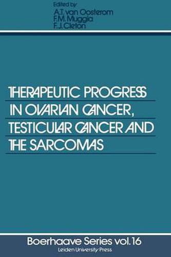 Cover image for Therapeutic Progress in Ovarian Cancer, Testicular Cancer and the Sarcomas