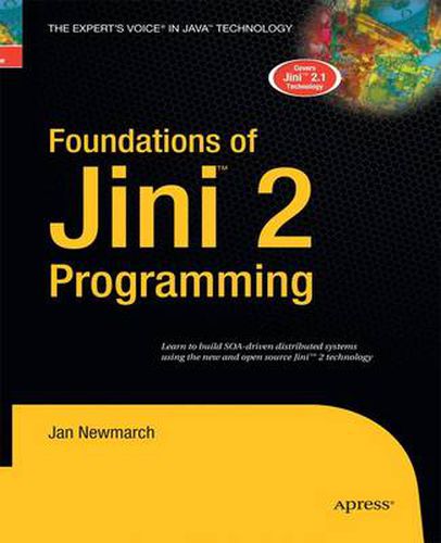 Cover image for Foundations of Jini 2 Programming