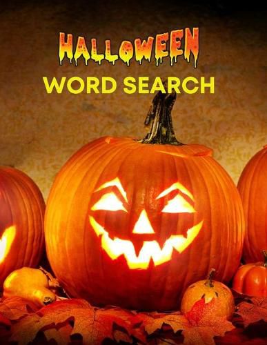 Cover image for Halloween Words Search: 40 Puzzles with Word Search and Solutions 53 Pages