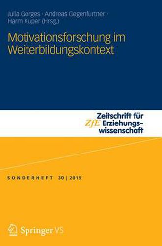 Cover image for Motivationsforschung Im Weiterbildungskontext