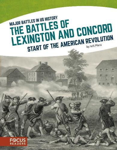 Cover image for Major Battles in US History: The Battles of Lexington and Concord