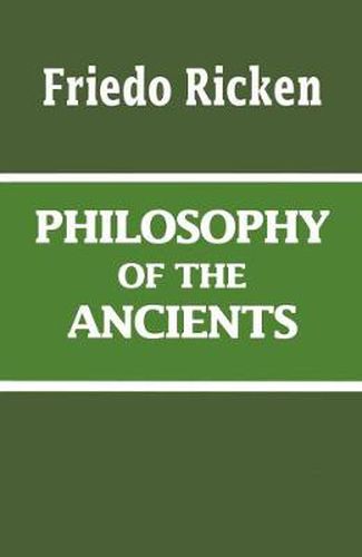 Cover image for Philosophy of the Ancients