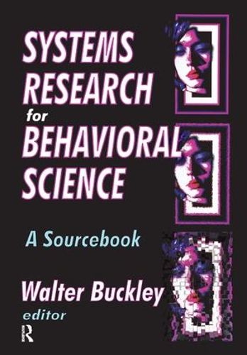 Cover image for Systems Research for Behavioral Science: A Sourcebook