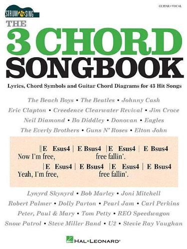 Cover image for The 3 Chord Songbook - Strum & Sing Guitar: Strum and Sing Series