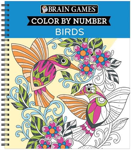 Cover image for Brain Games - Color by Number: Birds