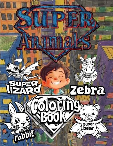 Super Animals Coloring Book