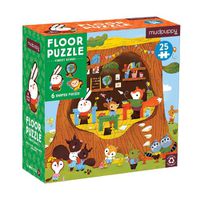 Cover image for Forest School 25 Piece Floor Puzzle with Shaped Pieces