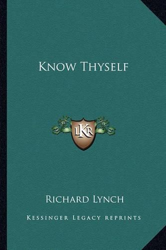 Cover image for Know Thyself