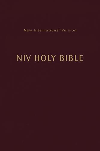 Cover image for NIV, Holy Bible, Compact, Paperback, Burgundy, Comfort Print