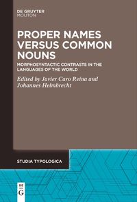 Cover image for Proper Names versus Common Nouns