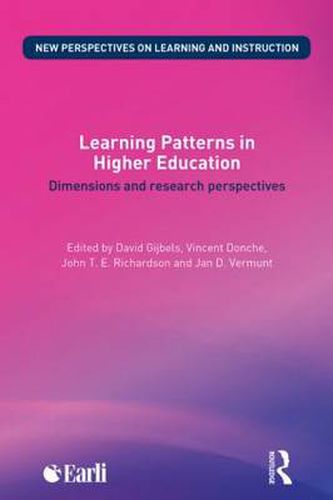 Cover image for Learning Patterns in Higher Education: Dimensions and research perspectives