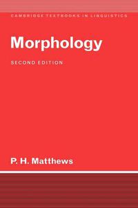 Cover image for Morphology