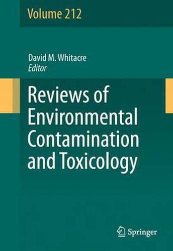 Cover image for Reviews of Environmental Contamination and Toxicology Volume 212