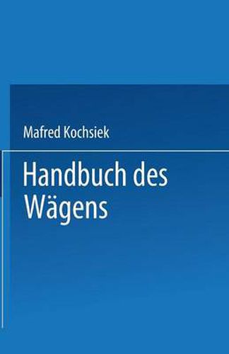 Cover image for Handbuch Des Wagens