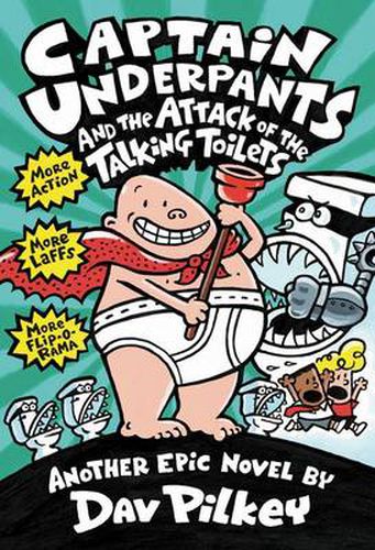 Cover image for Captain Underpants and the Attack of the Talking Toilets (Captain Underpants #2)