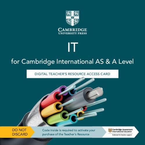 Cover image for Cambridge International AS & A Level IT Digital Teacher's Resource Access Card