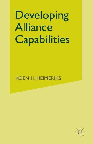 Cover image for Developing Alliance Capabilities