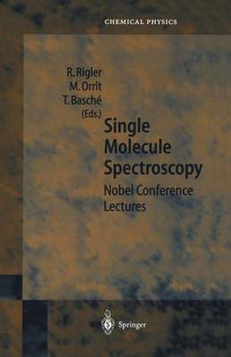 Cover image for Single Molecule Spectroscopy: Nobel Conference Lectures