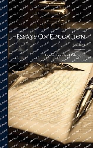 Cover image for Essays On Education
