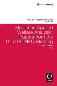 Cover image for Studies in Applied Welfare Analysis: Papers from the Third ECINEQ Meeting