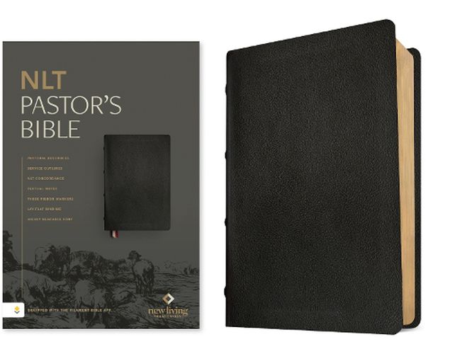 Cover image for NLT Pastor's Bible, Filament Enabled (Genuine Leather, Black, Red Letter)