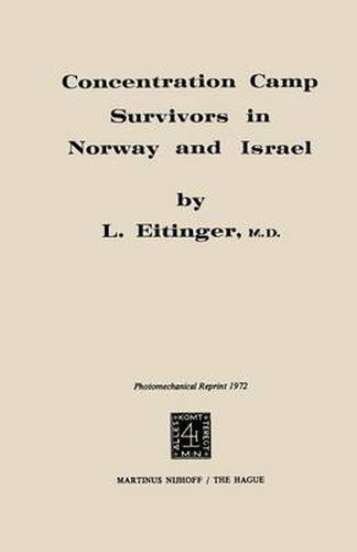 Cover image for Concentration Camp Survivors in Norway and Israel