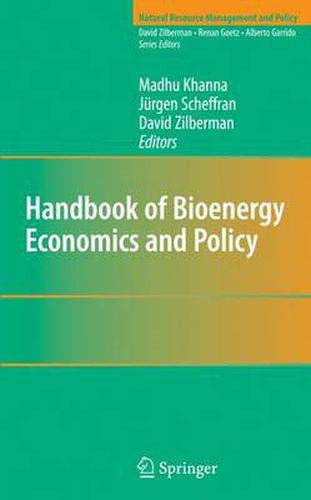 Cover image for Handbook of Bioenergy Economics and Policy