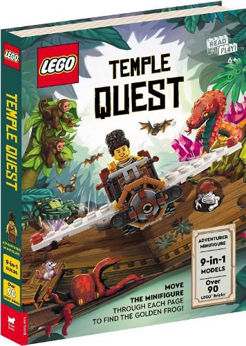 Cover image for LEGO (R) Books: Temple Quest (with adventurer minifigure, nine buildable models, play scenes and over 90 LEGO elements)
