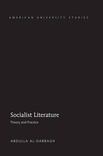 Cover image for Socialist Literature: Theory and Practice