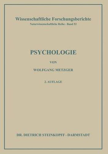 Cover image for Psychologie: Die Entwicklung Ihrer Grundannahmen Seit Der Einfuhrung Des Experiments