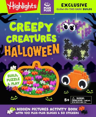 Cover image for Creepy Creatures Halloween: Build, Puzzle & Play