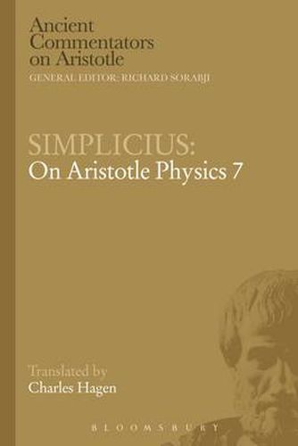 Cover image for Simplicius: On Aristotle Physics 7