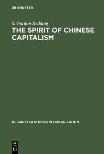 Cover image for The Spirit of Chinese Capitalism