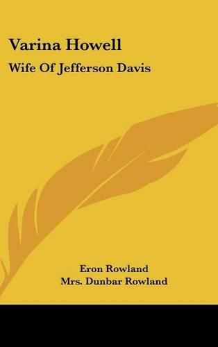 Cover image for Varina Howell: Wife of Jefferson Davis