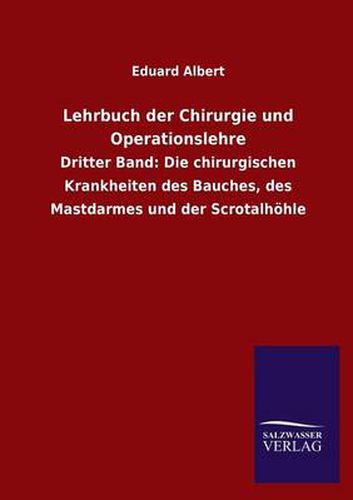 Cover image for Lehrbuch der Chirurgie und Operationslehre