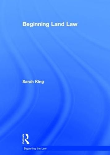Cover image for Beginning Land Law