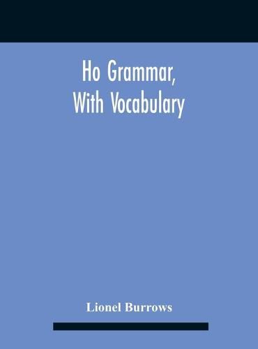 Cover image for Ho Grammar, With Vocabulary