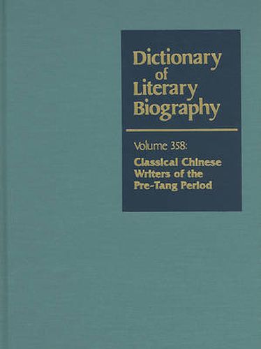 Dlb 358: Classical Chinese Writers of the Pre-Tang Period