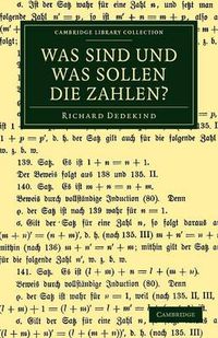 Cover image for Was sind und was sollen die Zahlen?