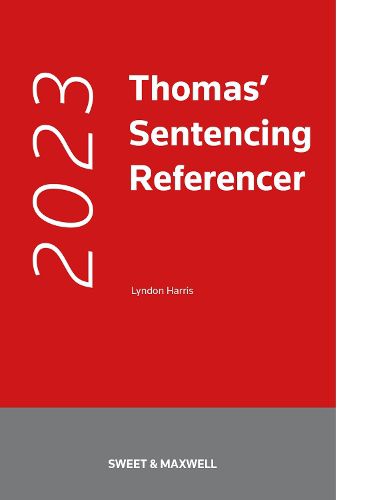 Cover image for Thomas' Sentencing Referencer 2023