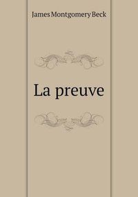 Cover image for La preuve