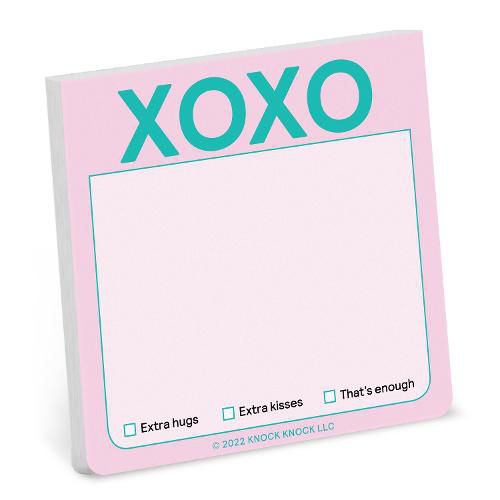 Cover image for Knock Knock XOXO Sticky Note (Pastel Version)