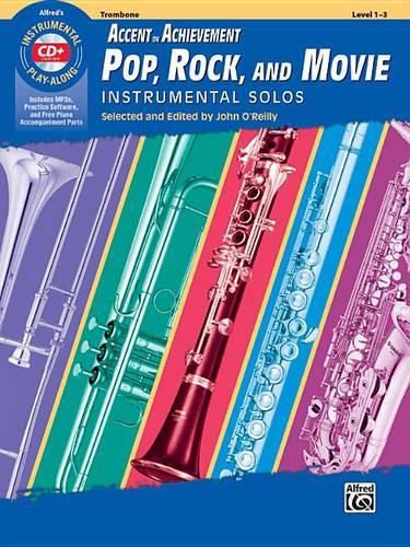 Aoa Pop, Rock, and Movie Instrumental Solos: Trombone, Book & CD