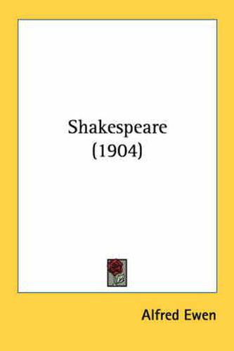 Cover image for Shakespeare (1904)