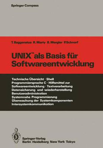 Cover image for UNIX als Basis fur Softwareentwicklung