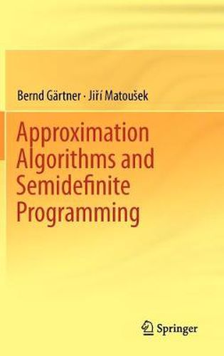 Cover image for Approximation Algorithms and Semidefinite Programming