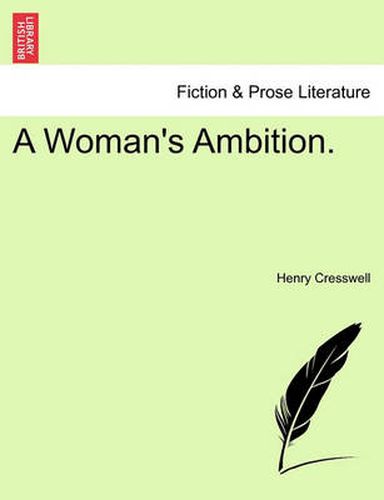 Cover image for A Woman's Ambition.