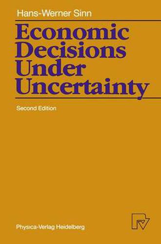 Cover image for Economic Decisions Under Uncertainty
